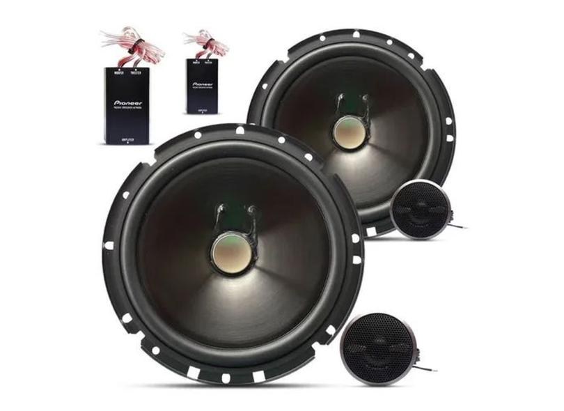 Alto Falante 6 Polegada Pioneer Kit Duas Vias Ts-c170br 220w com o ...