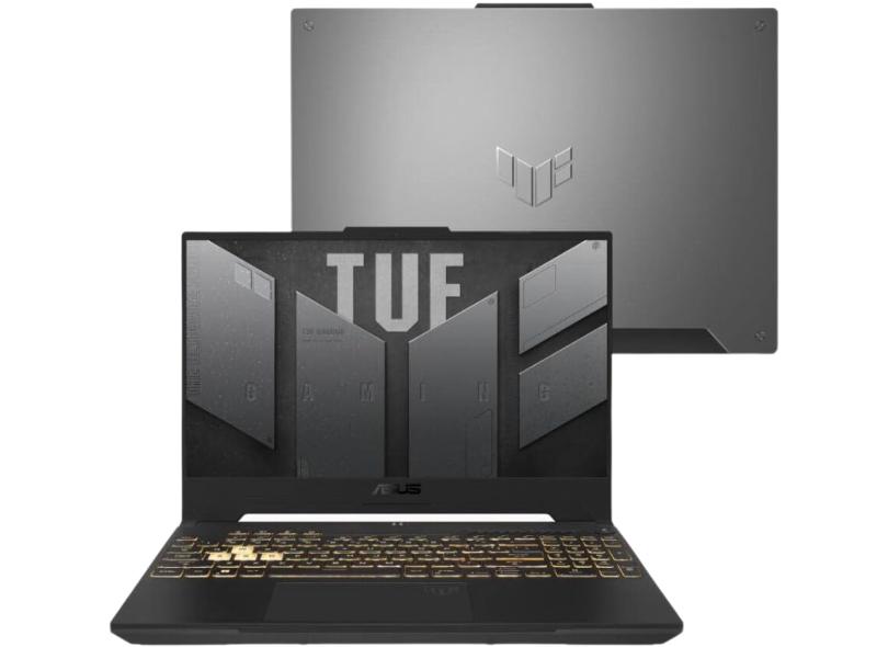 Notebook Gamer Asus TUF Gaming F15 Intel Core i5 12500H GTX 3050 15,6" 8GB SSD 512GB Linux FX507ZC4-HN100