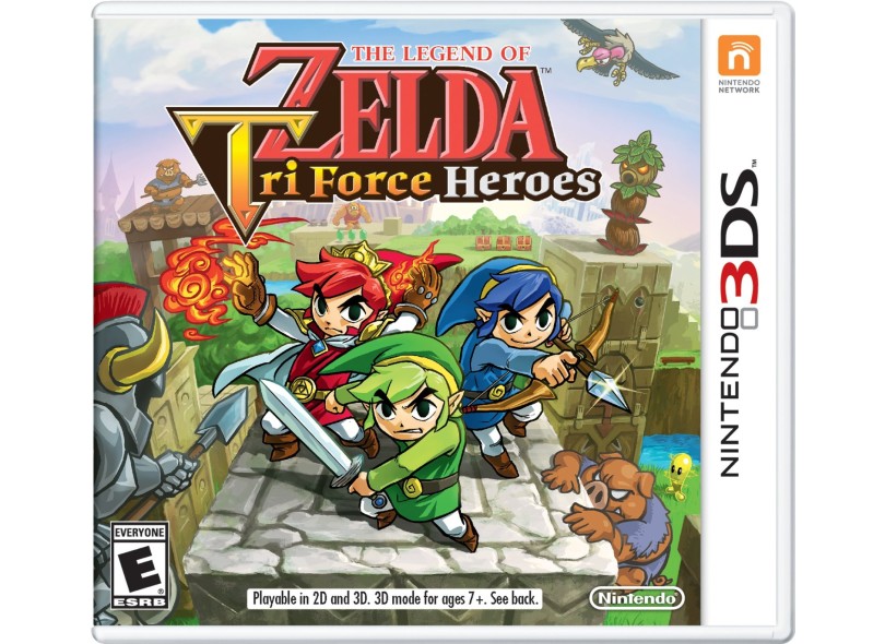 Jogo The Legend of Zelda: Tri Force Heroes Nintendo Nintendo 3DS