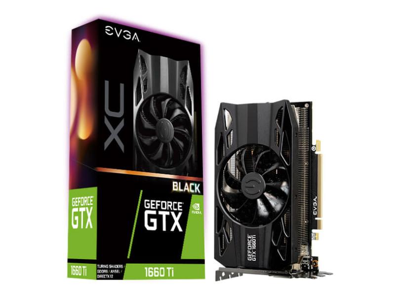 Placa de Video NVIDIA GeForce GTX 1660 Ti 6 GB GDDR6 192 Bits EVGA 06G-P4-1263-KR