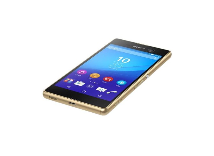 Smartphone Sony Xperia M5 21,5 MP 2 Chips 16GB Android 5.0 (Lollipop) 3G 4G Wi-Fi