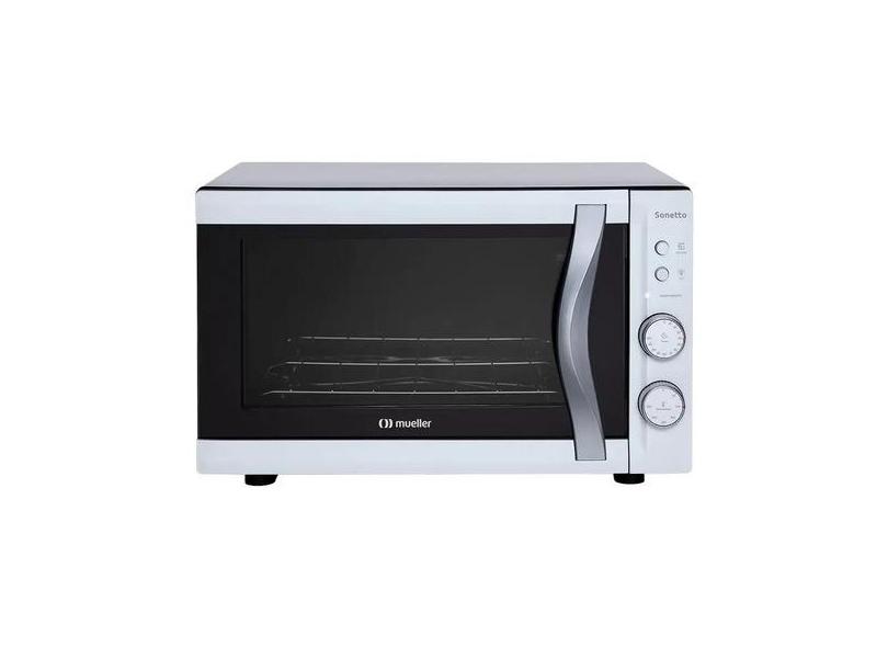 Forno Elétrico De Bancada Mueller Sonetto Branco 44 Litros 601072007/601072010