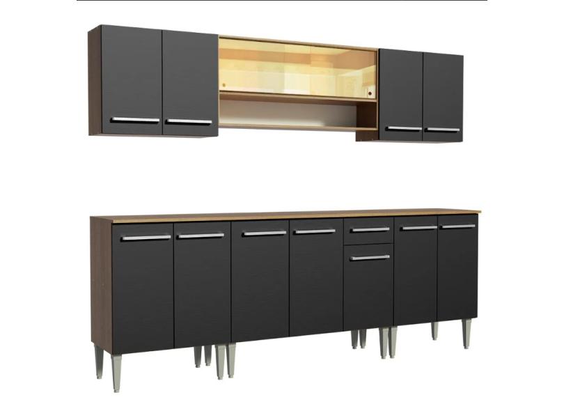 Cozinha Completa 1 Gaveta 13 Portas Emilly Madesa