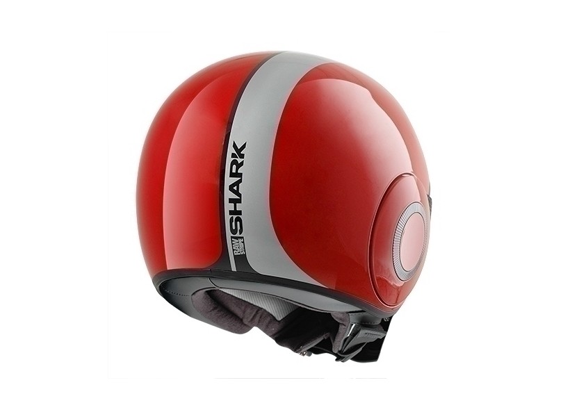 Capacete Shark Raw Blank Blk Aberto Viseira Antirrisco