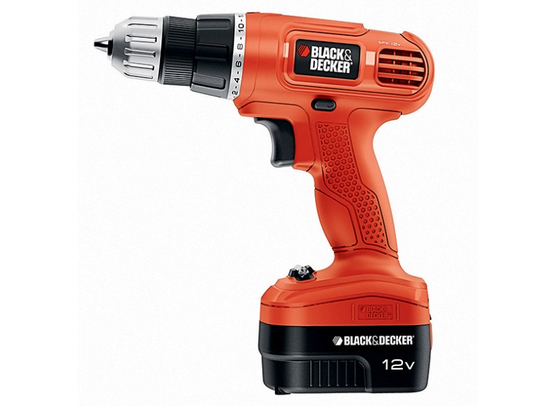 Kit Furadeira / Parafusadeira 3/8 Black & Decker - GC1200