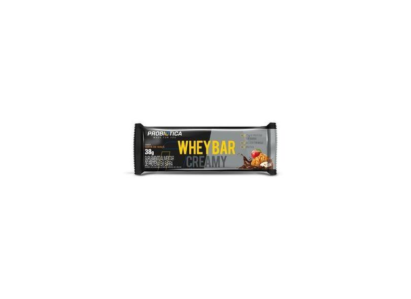 Whey Bar Creamy (38G) - Sabor: Torta De Maça - Probiótica