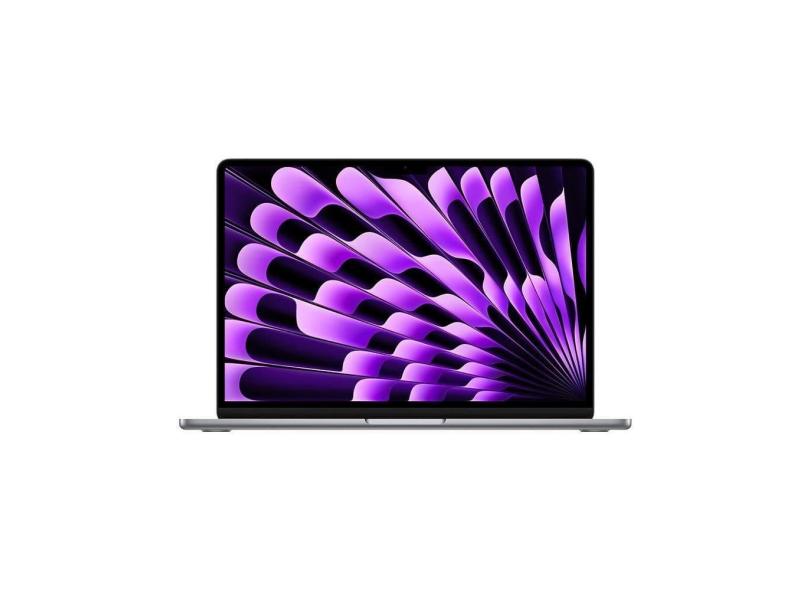 Apple MacBook Air 13&quot;, M3, CPU de 8 núcleos, GPU de 8 núcleos, 24GB RAM, 512GB SSD - Cinza-espacial