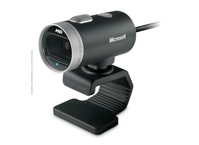 Webcam Microsoft 5MP Interpolado, Lifecam Cinema HD 720p - H5D-00013