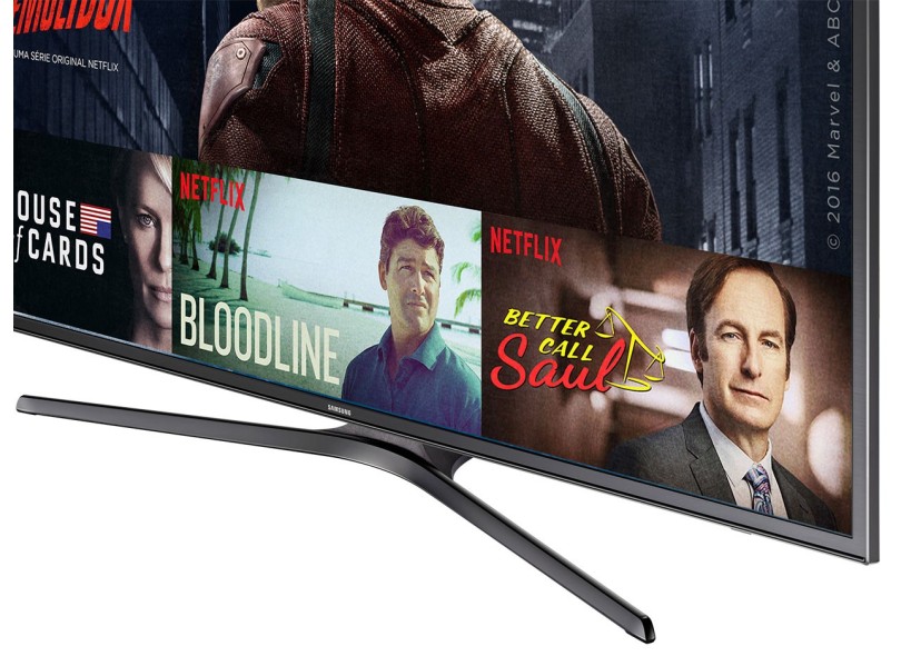 Smart TV TV LED 55" Samsung Série 6 4K HDR Netflix UN55KU6000 3 HDMI