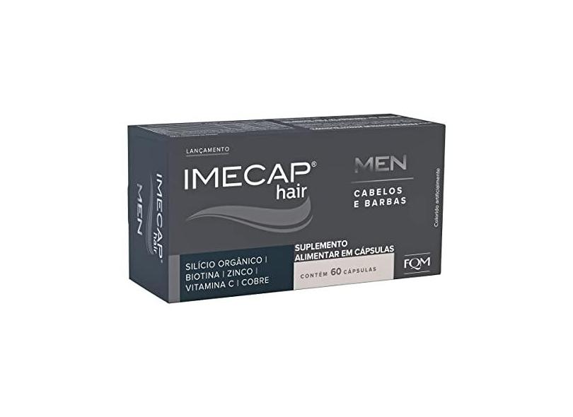 Imecap Hair Men 60 Cápsulas - Vitaminas para Cabelos e Barbas do Homem