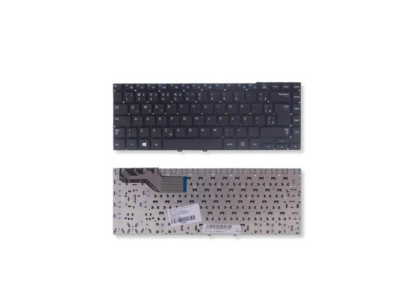 Teclado bringIT compatível com Notebook Samsung NP270E4E NP275E4E NP27