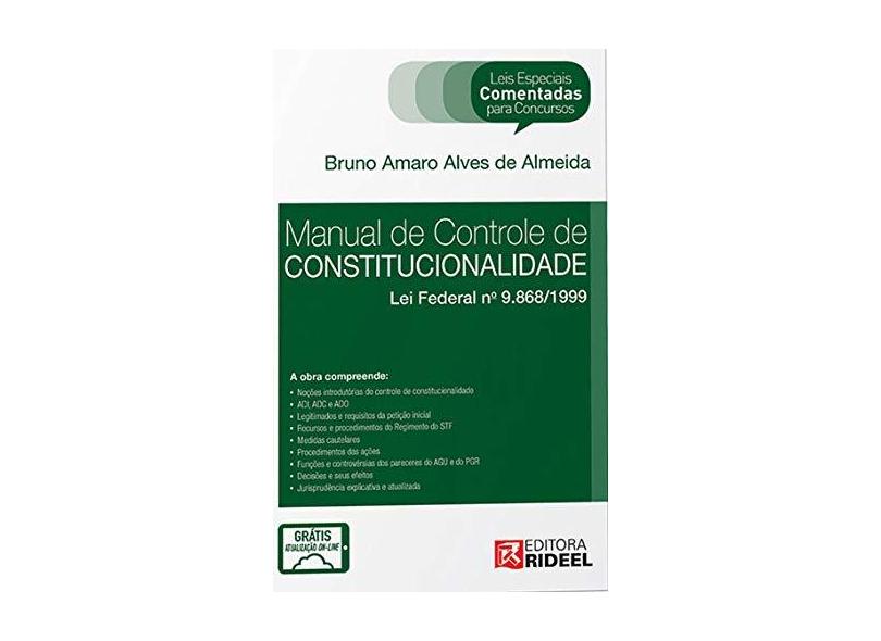 Leis Especiais Comentadas. Manual de Controle de Constitucionalidade - Bruno Amaro - 9788533938632