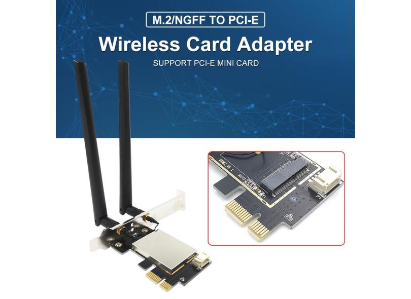 Pcie Wifi Adaptador De Cart O Bluetooth Banda Dupla Sem Fio Placa De Rede Repetidor Adaptador