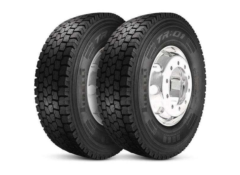 2 Pneu Pirelli Aro 22,5 295/80r22.5 Tl 152/148m Ms 16pr Tr01