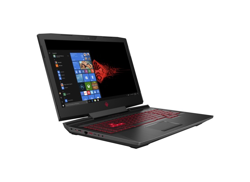 Notebook HP Omen 17 Intel Core i7 7700HQ 7ª Geração 16 GB de RAM 1024 GB Híbrido 250.0 GB 17.3 " GeForce GTX 1060 Windows 10 Omen