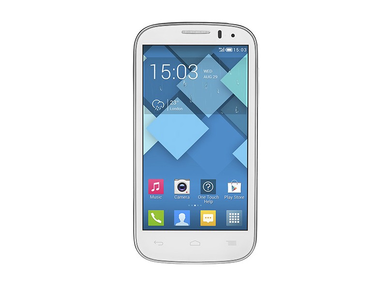 Smartphone Alcatel One Touch Pop C5 5037E 2 Chips 4GB Android 4.2 (Jelly Bean Plus) Wi-Fi 3G