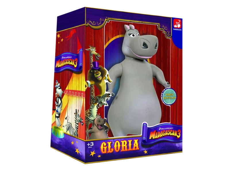 Boneca Madagascar Gloria Bandeirante