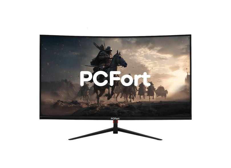Monitor Gamer Curvo PCFort U27F240 27&quot; 1ms 240Hz LED Full HD 100% sRGB 2xHDMI 2xDisplay Port Freesync/Gsync Alto falante