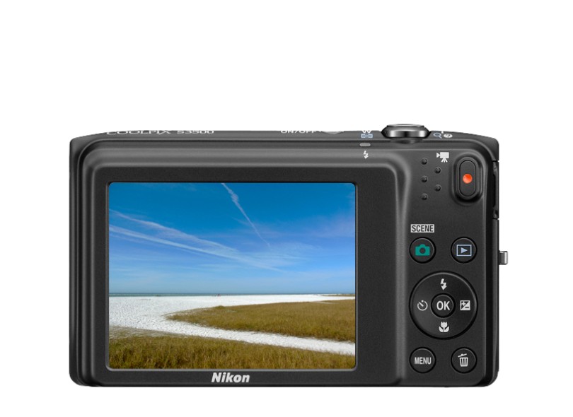 Câmera Digital Nikon Coolpix 20.1 MP S3500