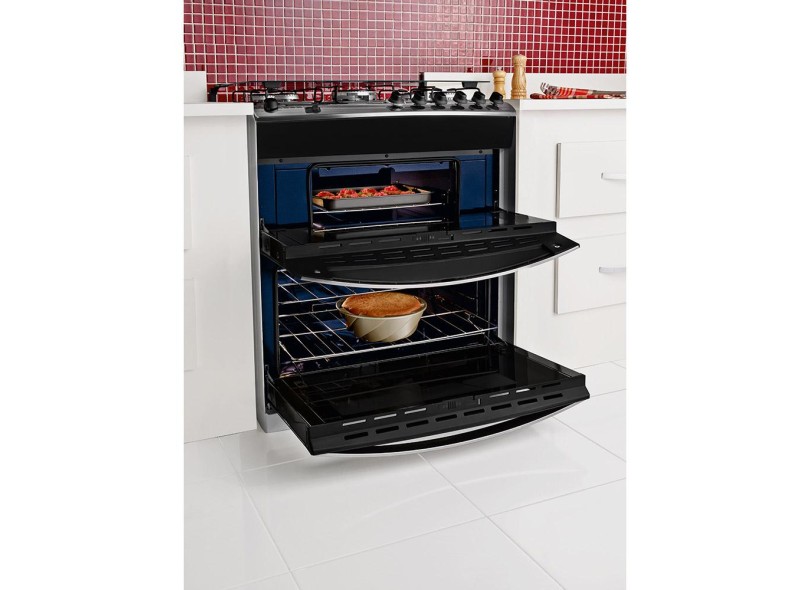 Fogão de Piso Brastemp Ative Smart Cook 5 Bocas BFD5SAR
