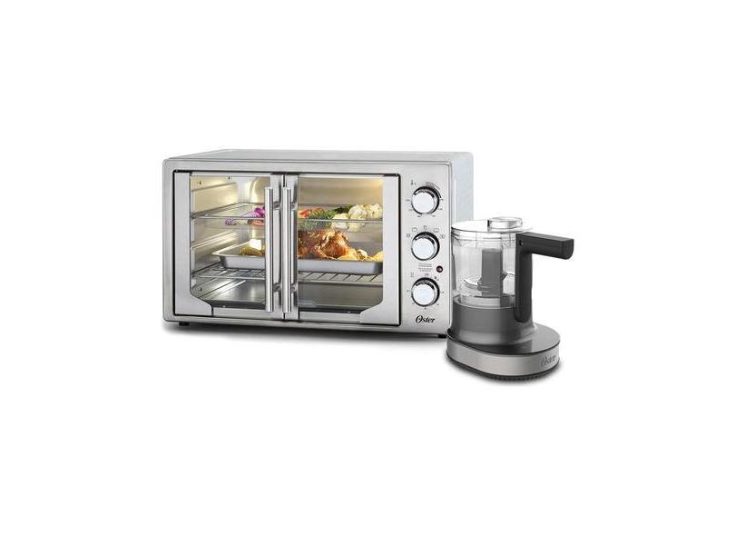 Kit Forno E Fryer French Door E Processador Oster Up & Down TSSTTVFDMAF