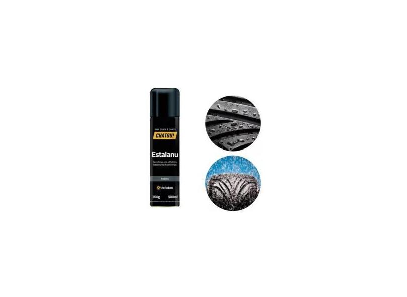 Pretinho Pneu Estalanu Spray 500ml Aoraboni Alto Brilho