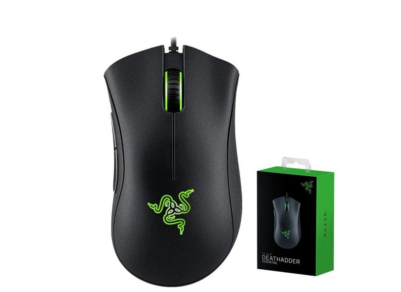 Mouse para jogos Razer DeathAdder Essential 6.400 dpi óptico