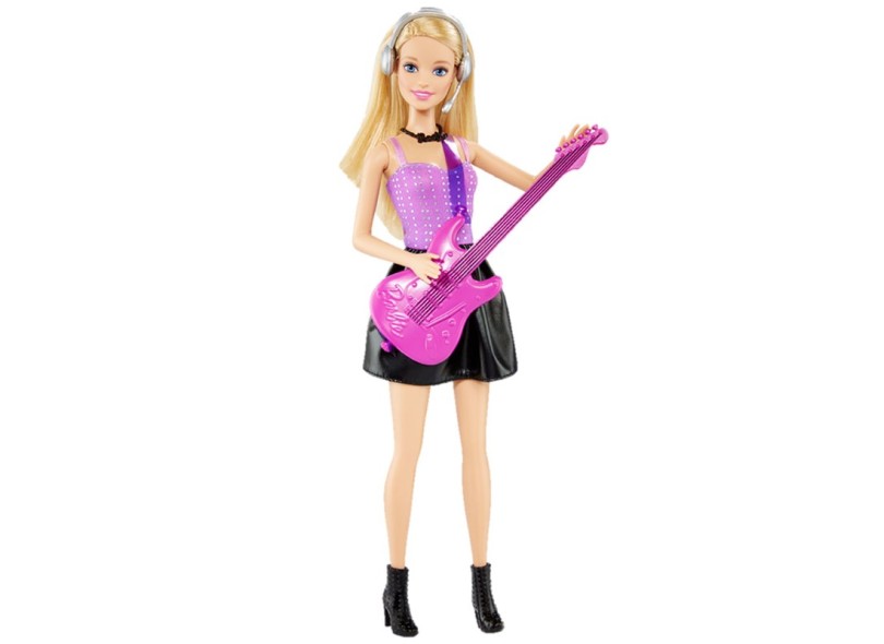 Boneca Barbie Estrela do Rock CFR05 Mattel