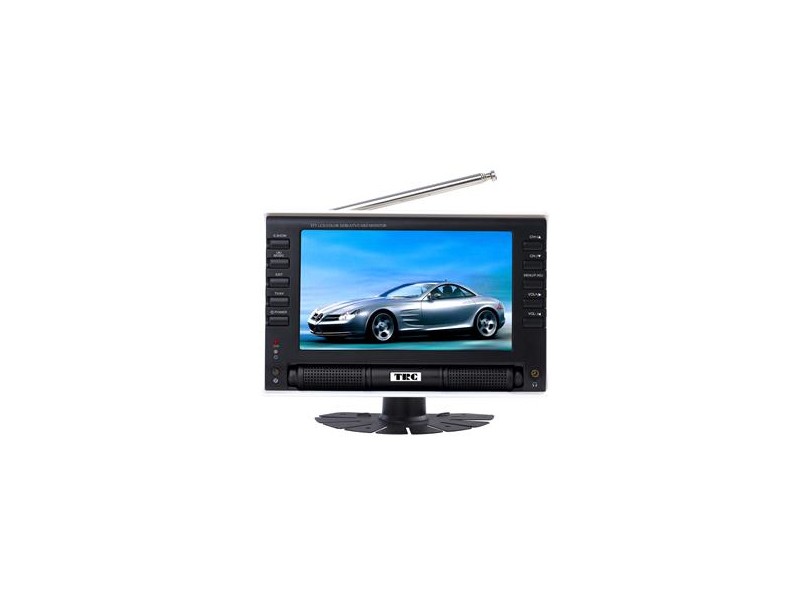 TV TRC Portátil 7" LCD Entrada USB, Slot para Cartão SD TRC-1700