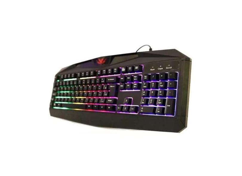 Teclado Semi-Mecanico Usb Para Escritórios Escuro - A.R Variedades Mt