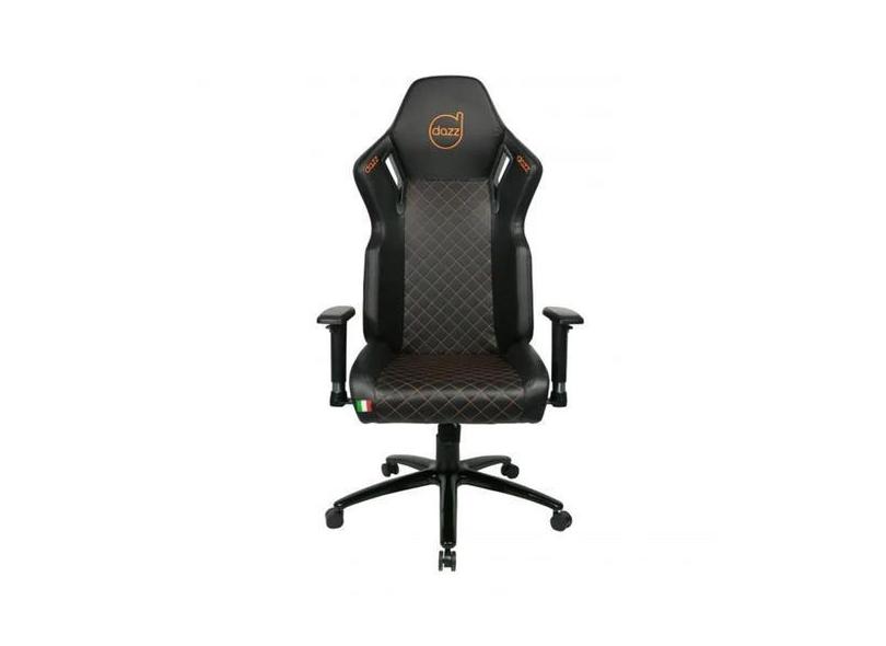 Cadeira Gamer Cities Roma Ergonômica Preto E Laranja Dz - Dazz