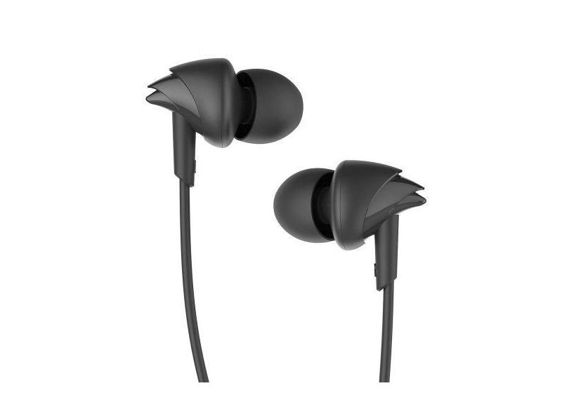 Fone de Ouvido IntraAuricular Microfone Bassheads100 boAt, PRETO
