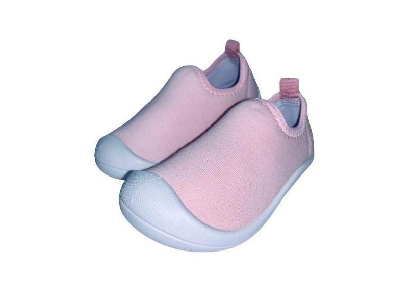 Tênis Infantil Calce Fácil Com Elástico Cor Rosa para Meninas Crianças