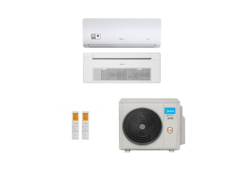 Ar-Condicionado Multi Split Inverter Midea 18.000 (1x Evap HW 9.000 + 