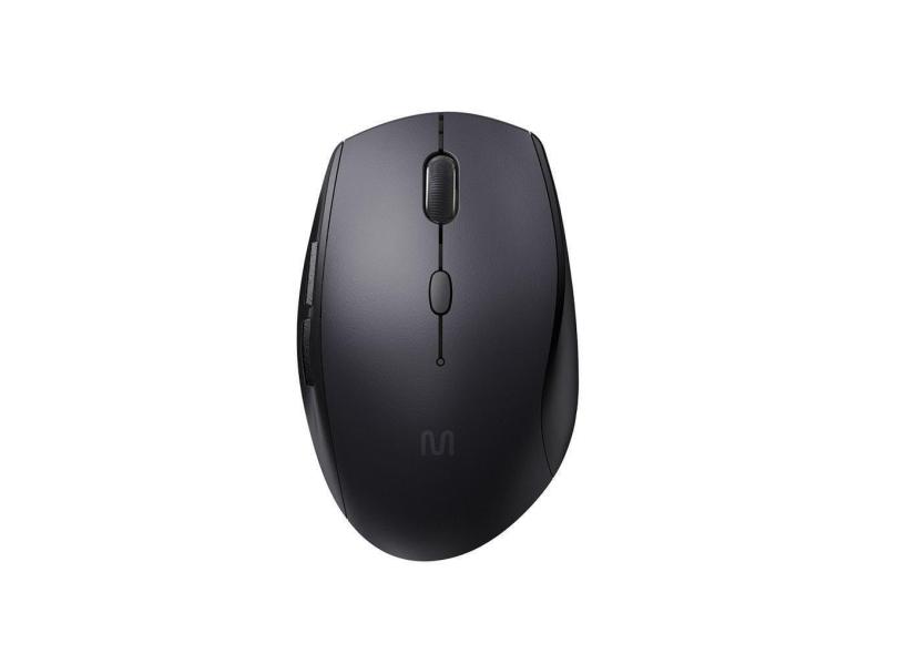 Mouse Sem Fio MS400 dpi Ajustavel 6 Botões e Clique Silencioso Preto Multi - MO381
