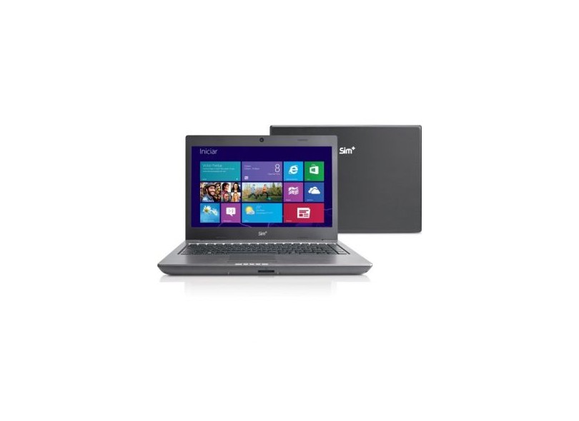 Notebook Positivo Sim + 2040m Intel Celeron B800 4 GB 250 GB LED 14" Windows 8