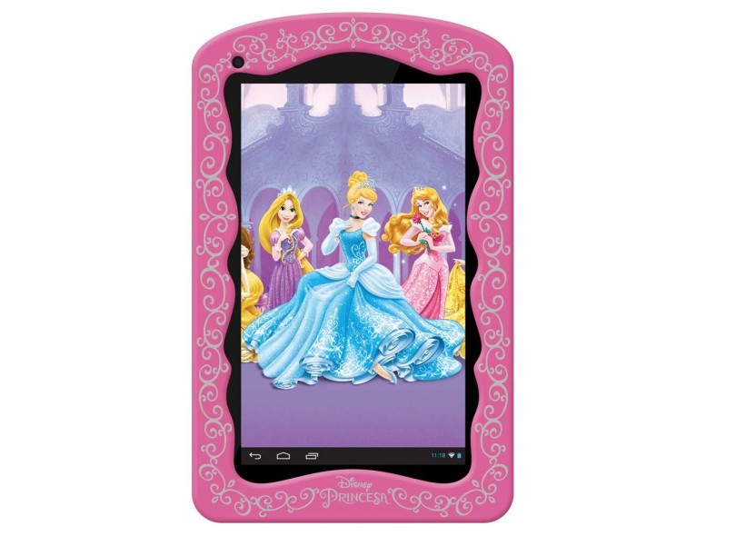 Tablet Tectoy Princesas 8.0 GB LCD 7 " Android 4.4 (Kit Kat) TT-4300