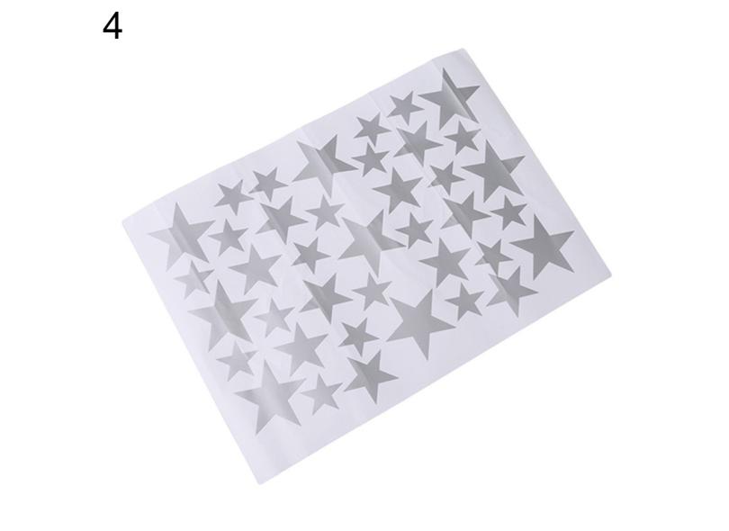 Bluelans Set 28 Adesivi Rotondi A Specchio – Decorazione Parete Acrilico Argento – Fai Da Te Per Soggiorno, Camera, Cucina