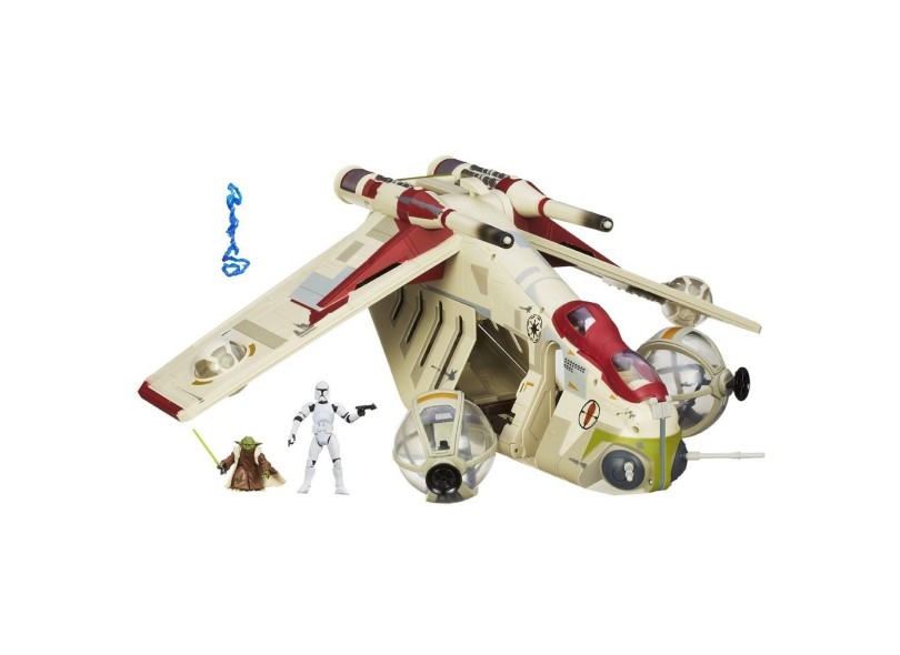 Boneco Star Wars Nave Republic Gunship A4646 - Hasbro