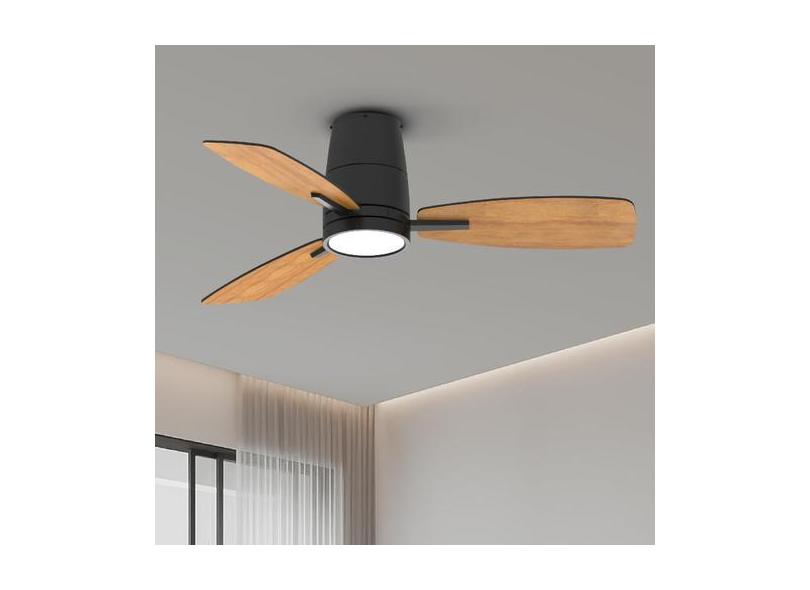 Ventilador De Teto Taloya 42 Polegadas Com Luzes E Controle Remoto
