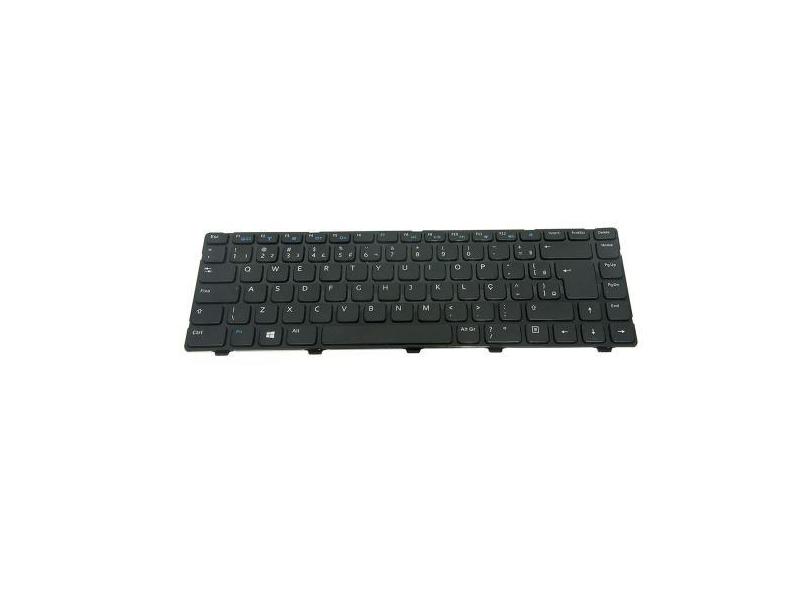 Teclado para Notebook bringIT compatível com Dell PN 9Z.N8VSW.01B  Pre
