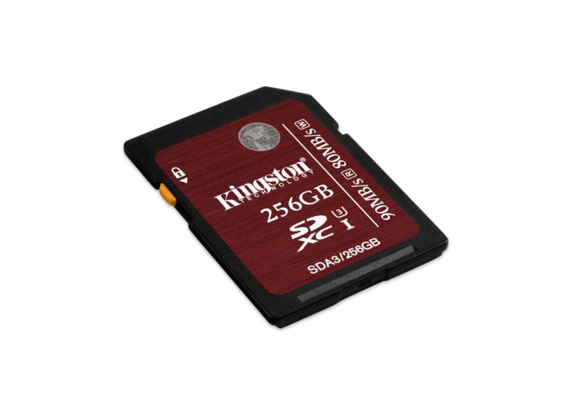 Cartão de Memória SDXC Kingston 256 GB SDA3/256GB