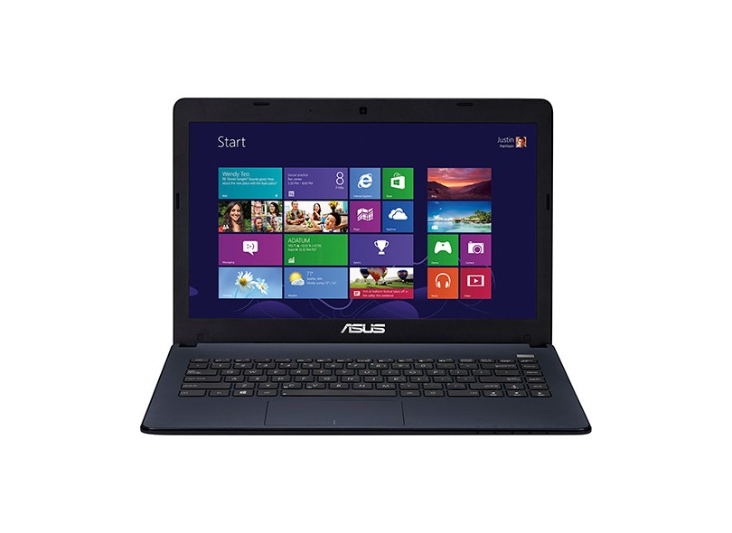 Notebook Asus X401 Series AMD Dual Core E450 2 GB 320 GB LED 14" Windows 8 X401U-WX109H
