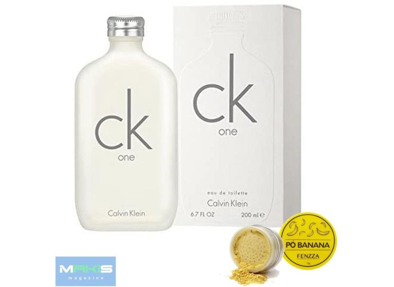 Perfume CK One Calvin Klein Eau de Toilette 200ml Com Pó de Banana ...