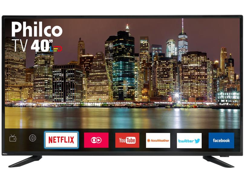Smart TV TV LED 40 " Philco Full Netflix PTV40E60SN 3 HDMI