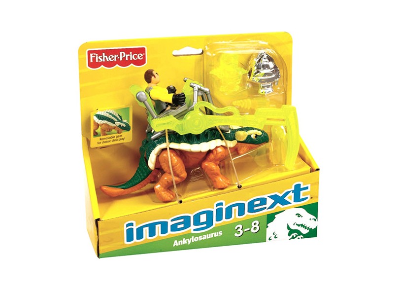 Boneco Imaginext Ankylosaurus - Mattel