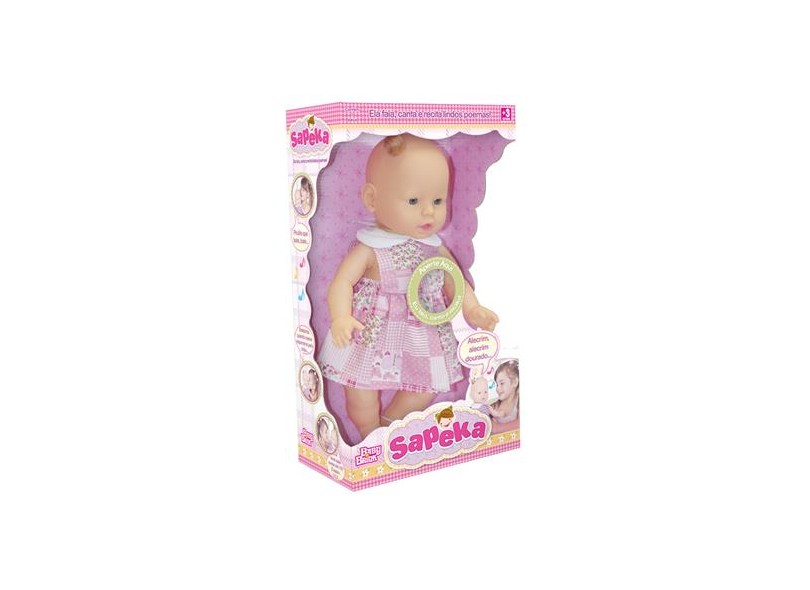 Boneca Bebê Sapeka Baby Brink