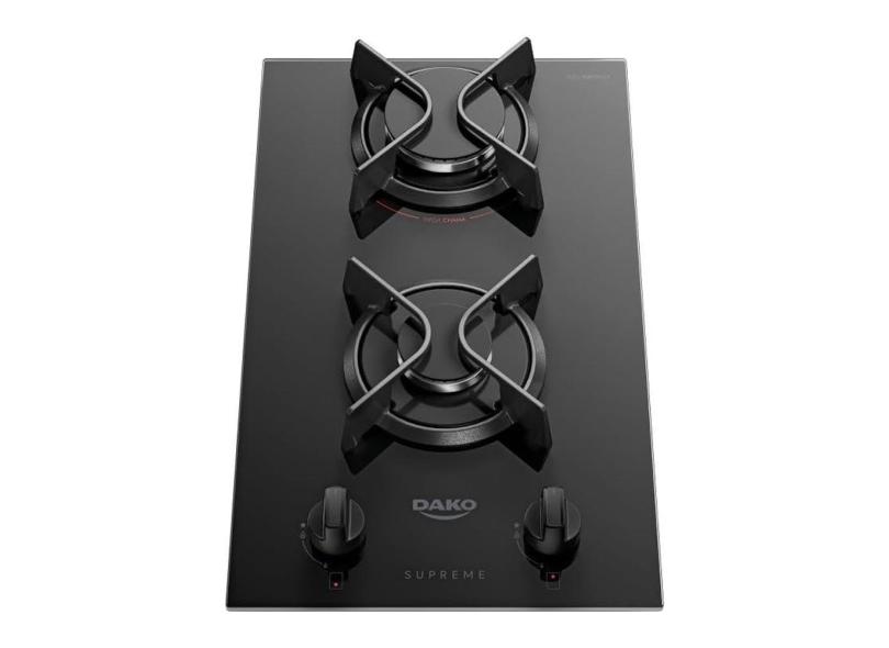 Cooktop 2 Bocas com Mesa de Vidro Dako Supreme Preto Bivolt