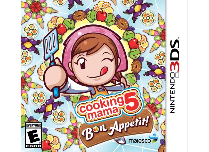 Jogo Cooking Mama 5: Bon Appétit! Majesco Entertainment Nintendo 3DS
