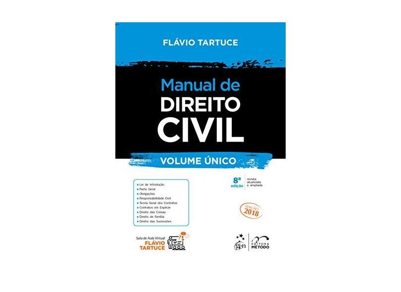 Manual de direito civil - Flávio Tartuce - 9788530977962